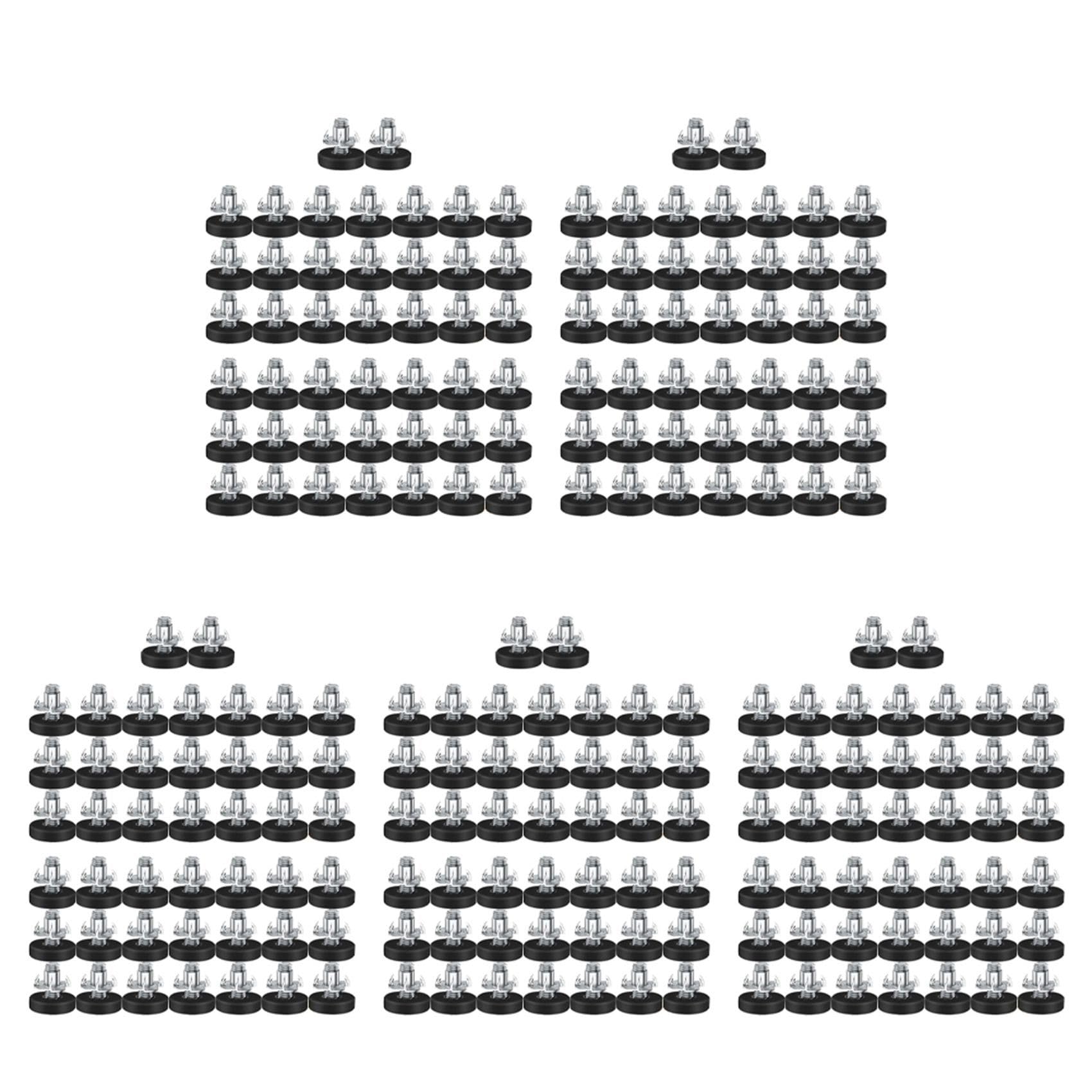 Jnchdghwa As Shown 160 Pcs M6 Thread Adjustable Furniture Levelers In Chair Feet Adjustable Furniture Feet Leg Levelers