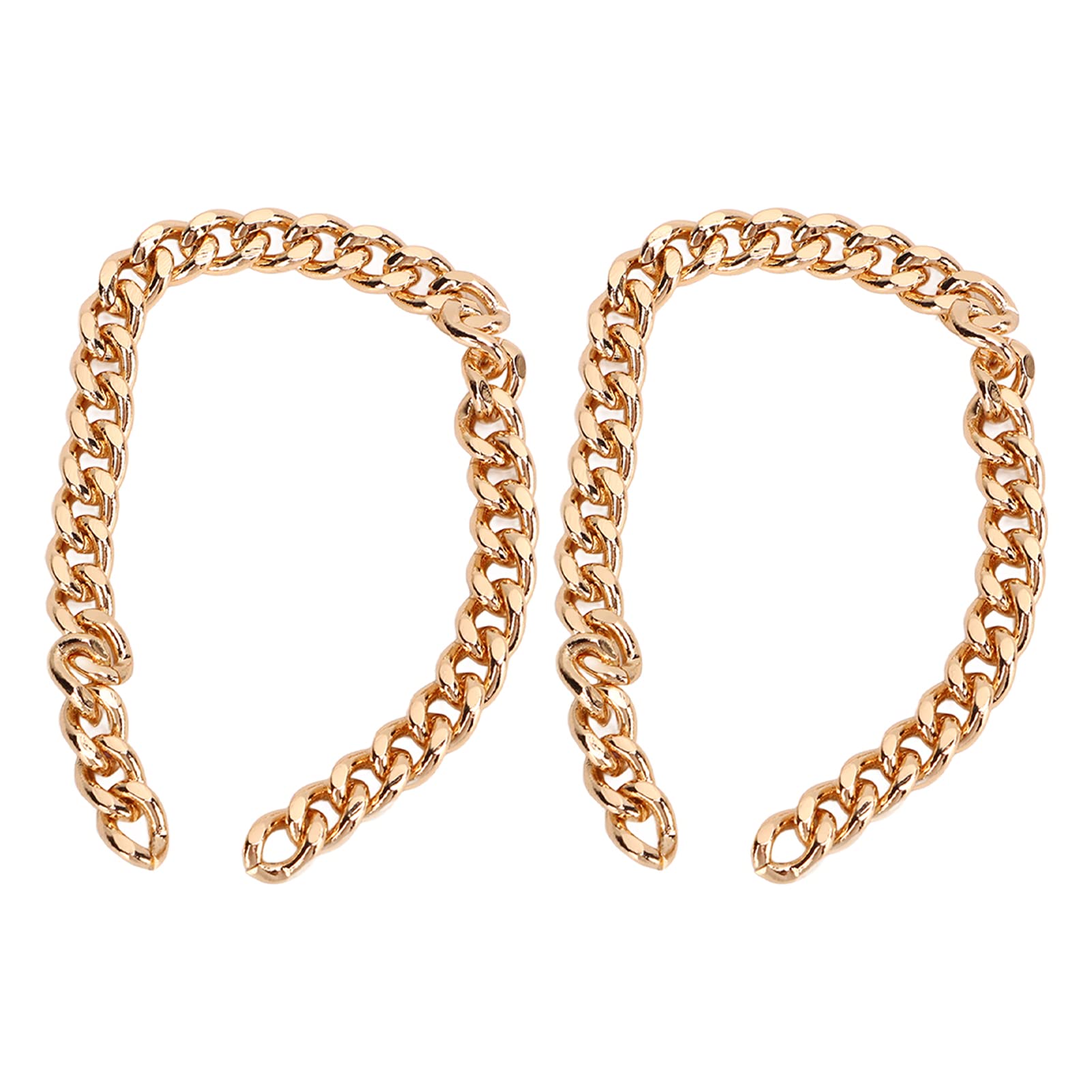 Catene Portatutto 10m Rame Elegante Catena di Gioielli Semplice Catena Artigianale in Metallo Fai da Te Creazione di Catene di Gioielli per Catene per Borse Collana Bracciale Creazione di(Color oro)