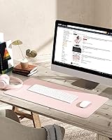 Vista 2 de YSAGi tapete antideslizante para computadora, accesorios de escritorio, para laptop, resistente al agua, doble cara, protección para escritorio