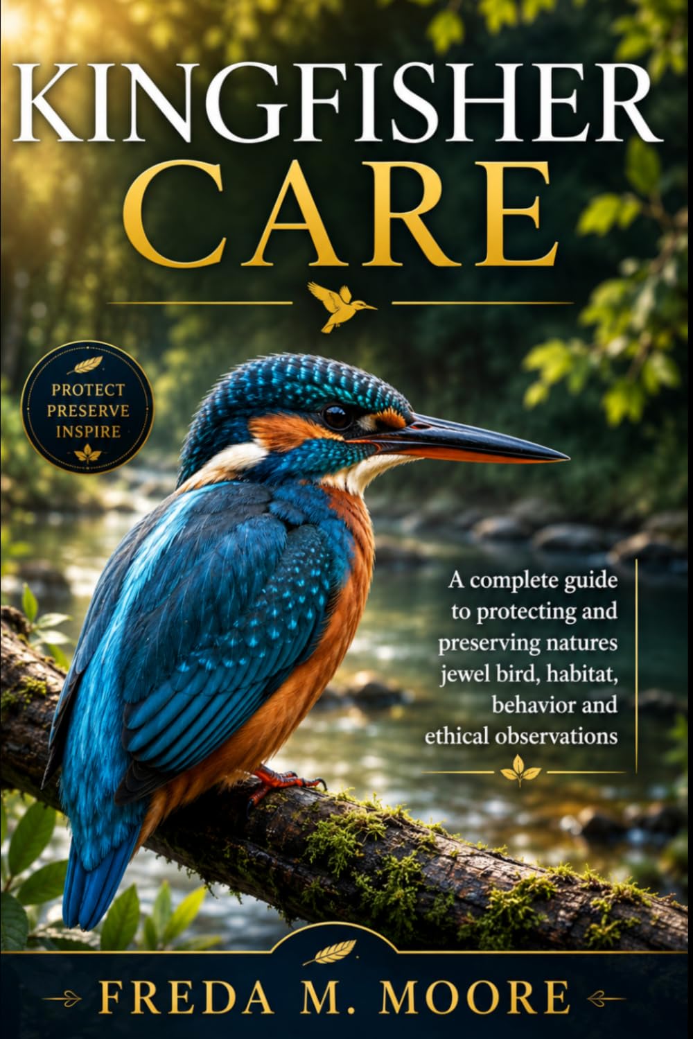 KINGFISHER CARE: A complete guide to protecting and preserving natures jewel bird, habitat, behavior and ethical observations