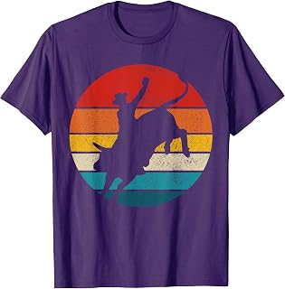 BullRiding Rodeo Cowboy Western Vintage Bull Rider Gift T-Shirt