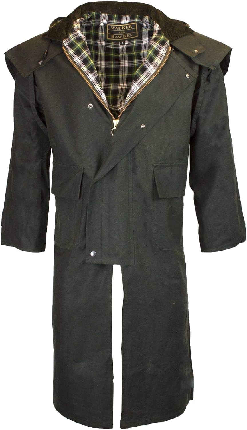 Walker and Hawkes - Wax Stockman Cape Coat