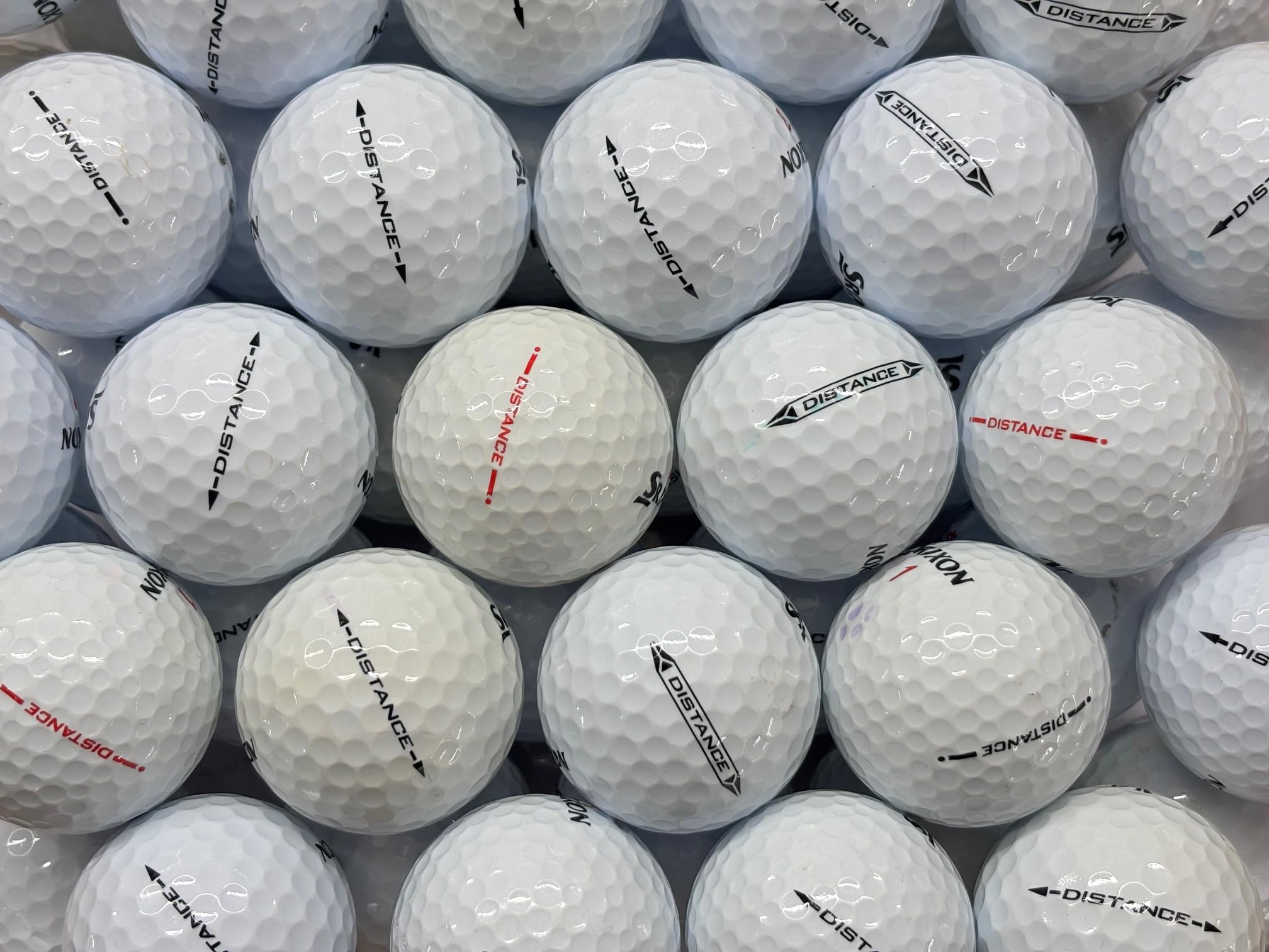 24 Distance for Srixon Golf Lake Balls Pearl/Grade A Condition (used golf balls)