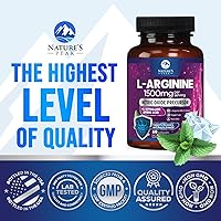 Vista 4 de Complejo de L-Arginina – Suplemento de refuerzo de óxido nítrico extra fuerte – Mezcla de energía premium para la salud natural del corazón y apoyo