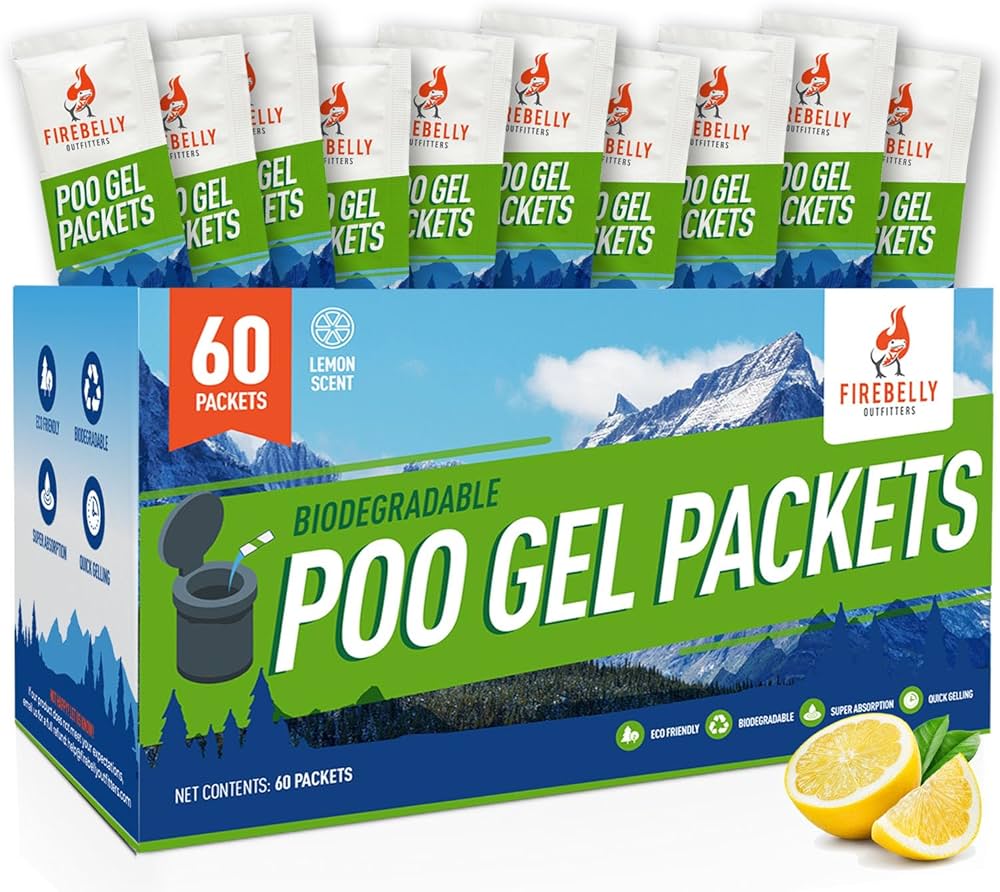 Amazon.com : Firebelly Outfitters Portable Toilet Powder – Poo Gel