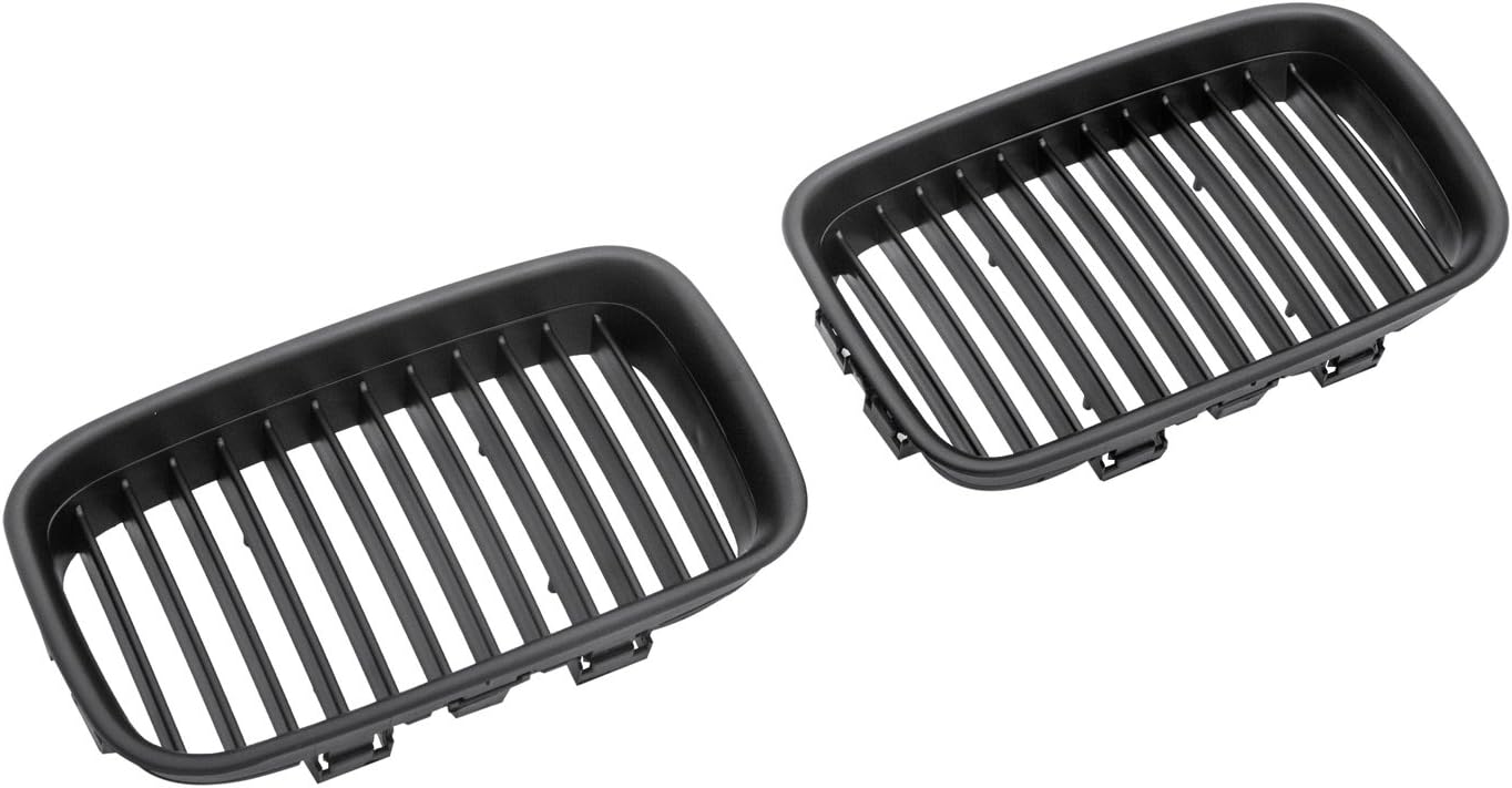 Fits For BMW E36 3 Series Pre-Facelift 91-96 Black Grills Front Grill Grilles