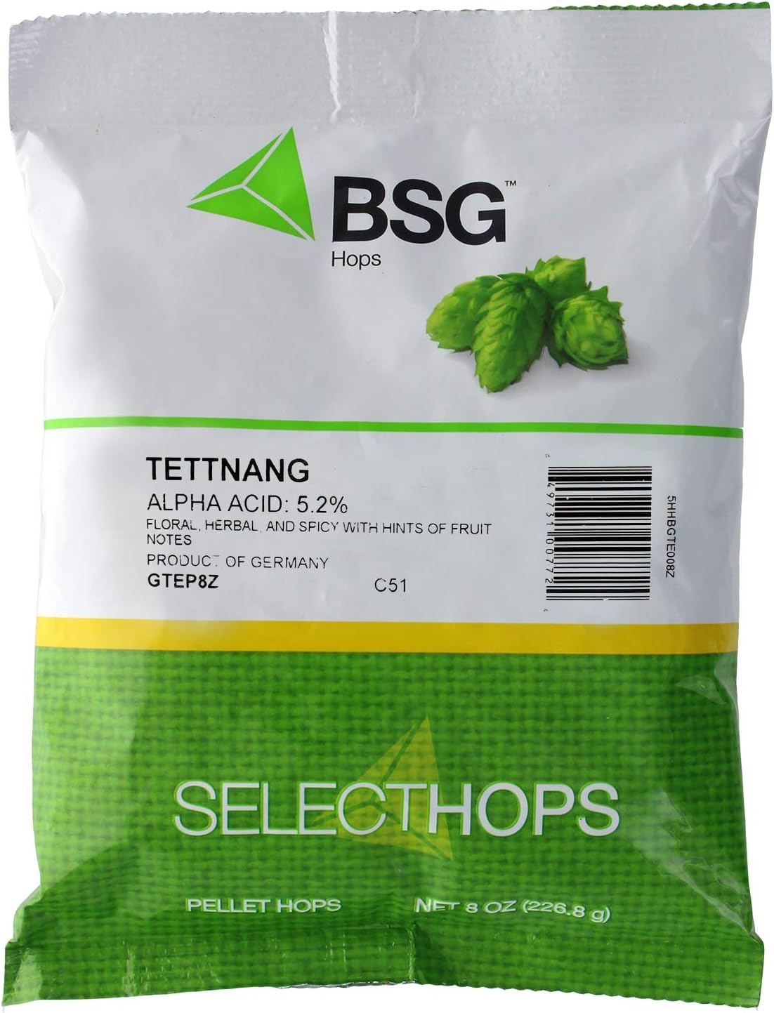 Tettnang (GR) Hop Pellets 8 oz
