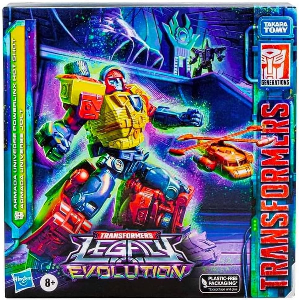 Transformers Legacy Evolution Action Figure Exclusive - Hot Shot & Jolt - Image 4