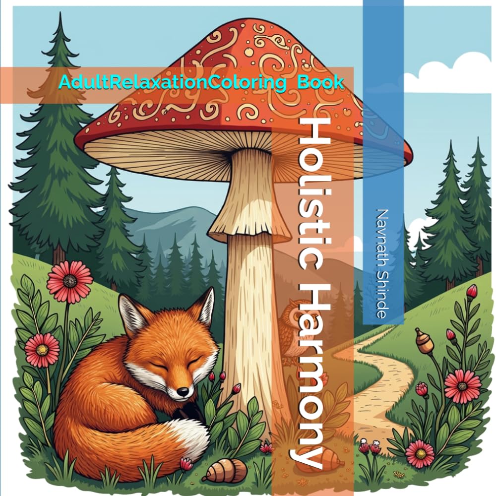 Holistic Harmony: Adult Relaxation Coloring Book