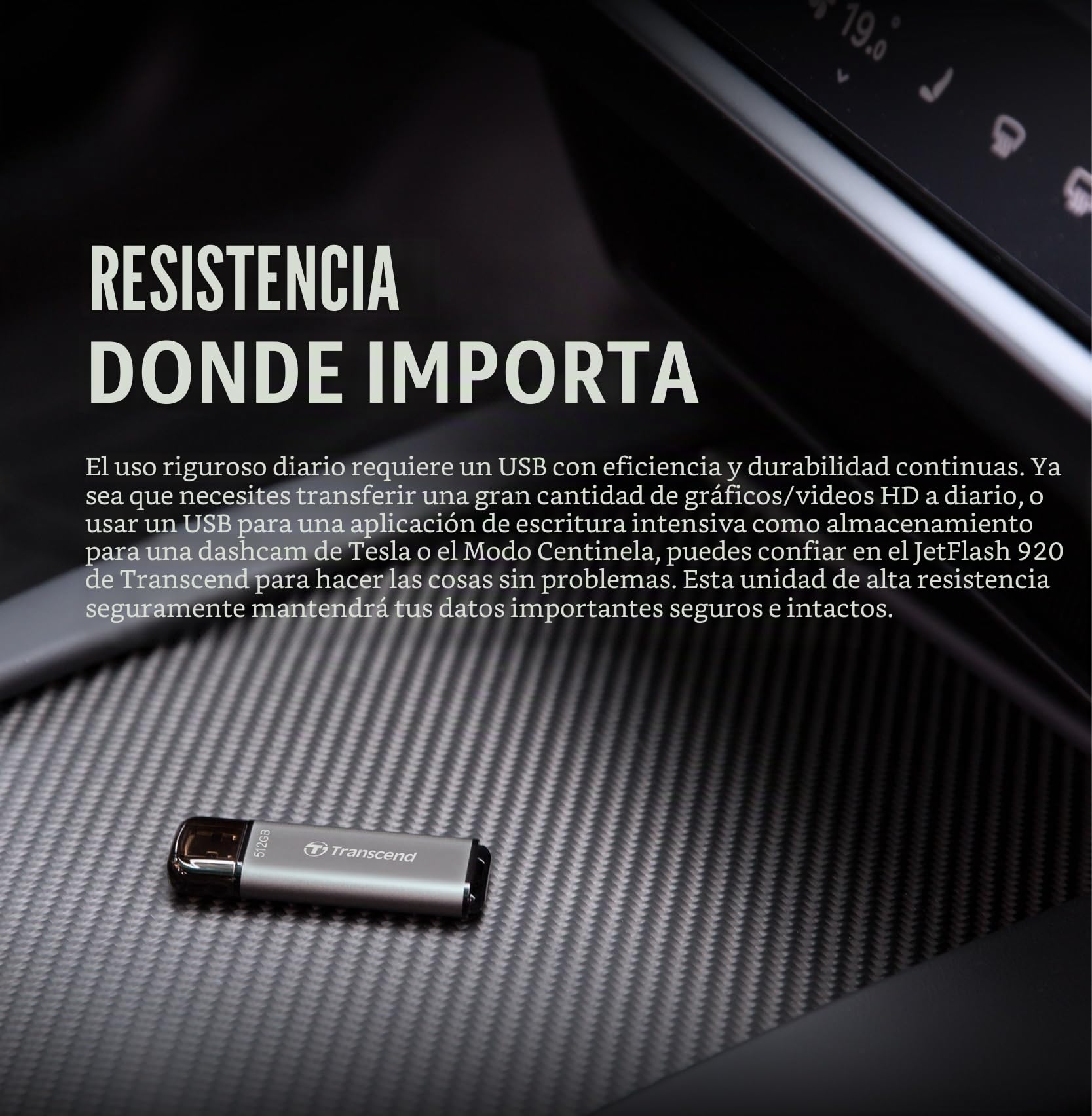 Transcend USB JetFlash 920 - 256GB Memoria Flash USB 3.2 Gen 1 Lectura hasta 420 MB/s