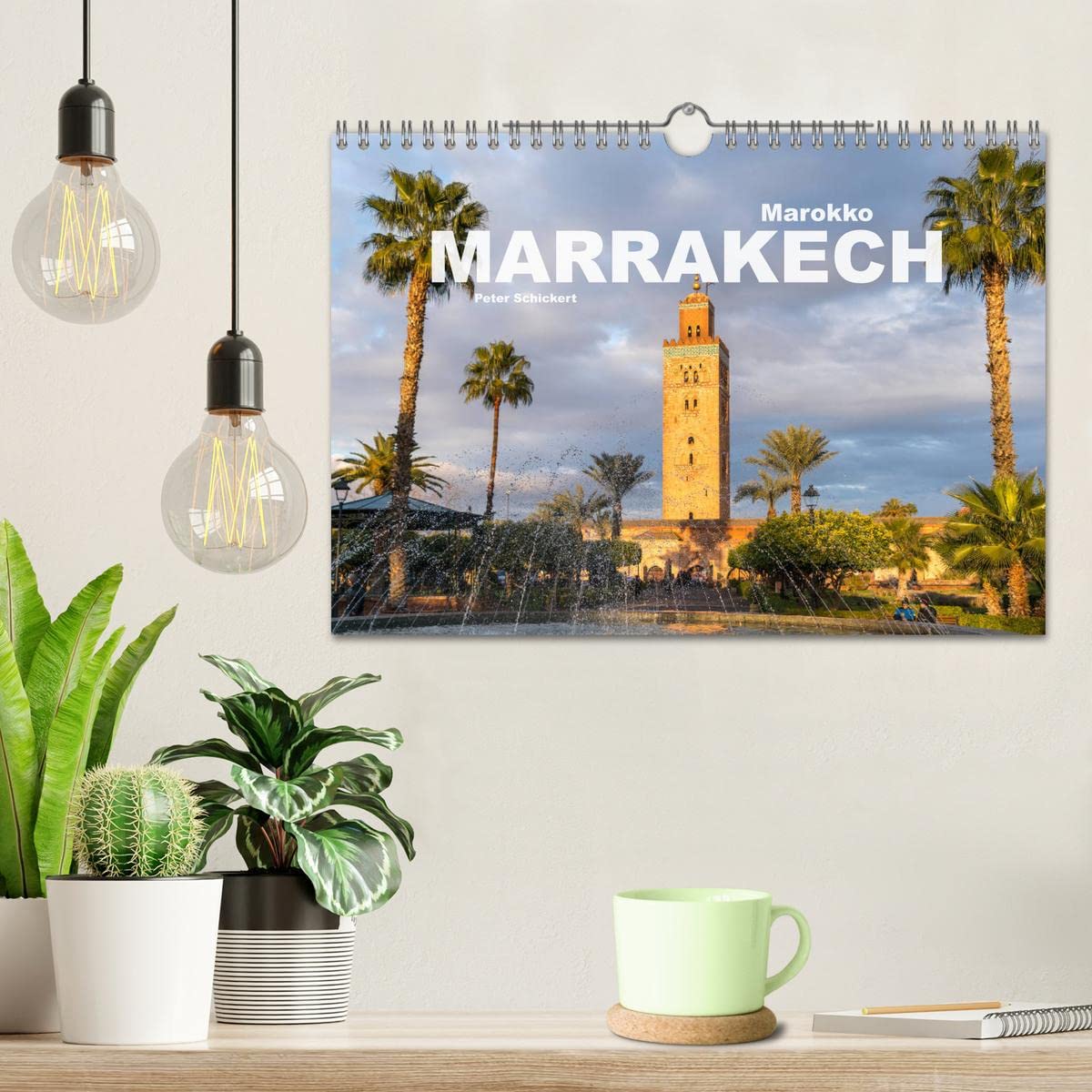 Marokko - Marrakesch (Wandkalender 2026 DIN A4 quer), CALVENDO Monatskalender: Eine der faszinierendsten Städte der Welt in einem Kalender vom Reisefotografen Peter Schickert. (CALVENDO Orte)