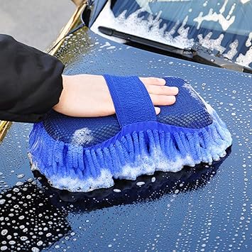 The Creative India Multipurpose Car Wash Sponge and Dry Cleaning Sponge, High Performance Cleaning Sponge, Sponge for Washing Car Window Home Cleaning Tool (Multi Color) Pack of 1