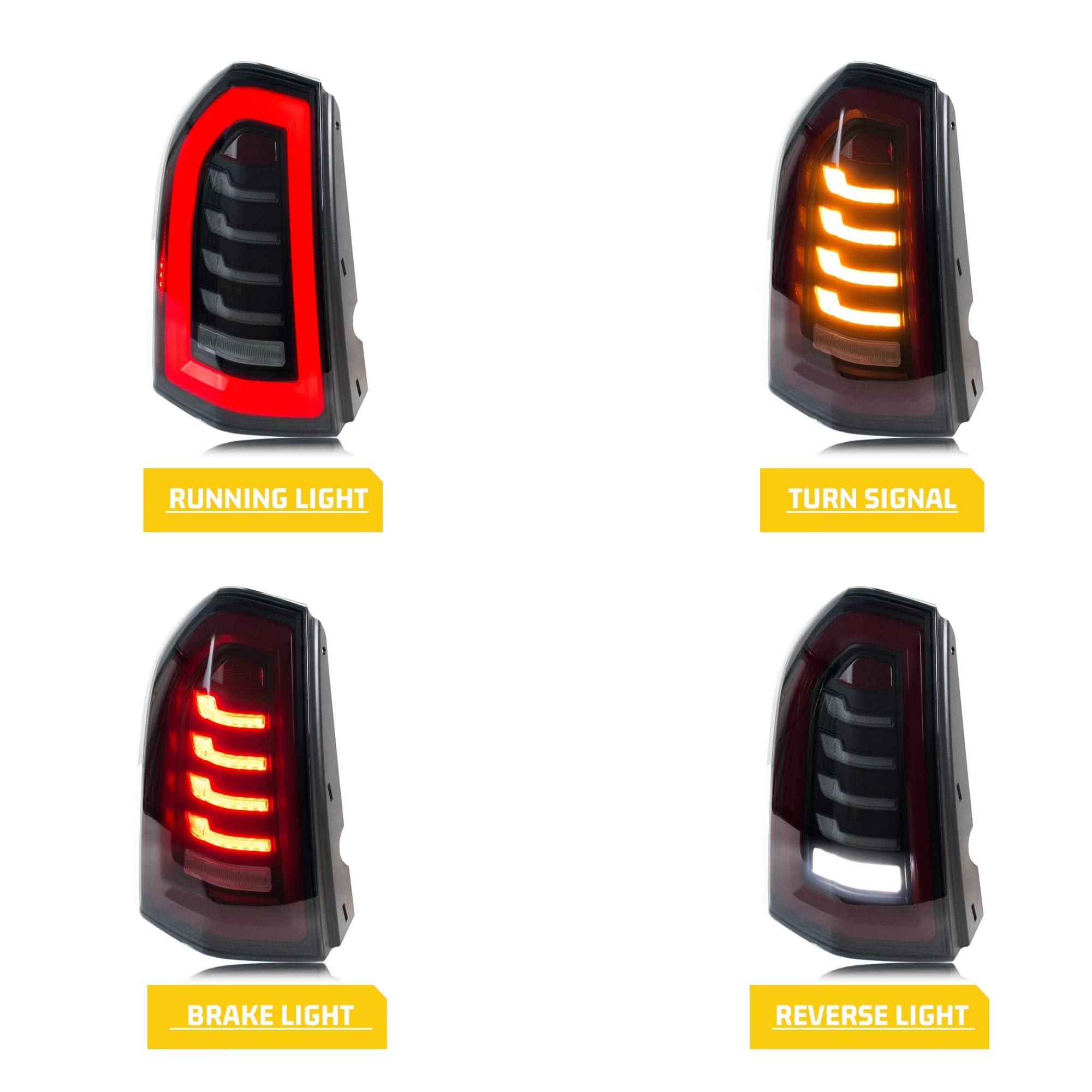 Amazon | テールランプ クライスラー用 300 300C 2011-2014 用 LED 