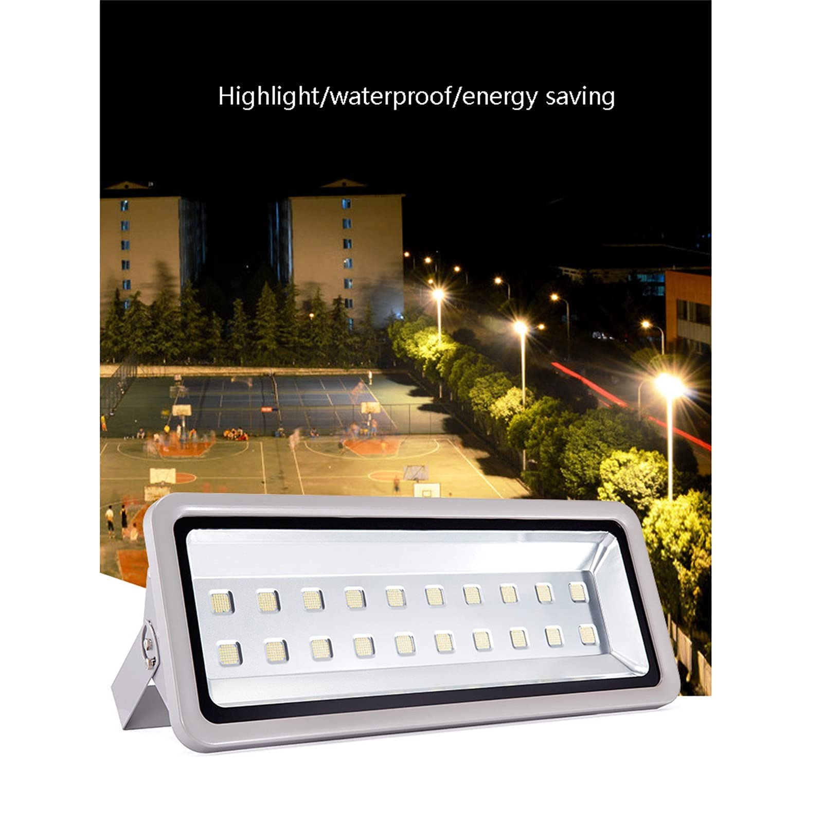 lampy solarne do użytku na zewnątrz, Światła bezpieczeństwa 5500 lm Zewnętrzne super jasne światła robocze LED 220 V Pozytywne białe światło do drzwi, ogrodu, garaży i innych klas energetycznych(100W)