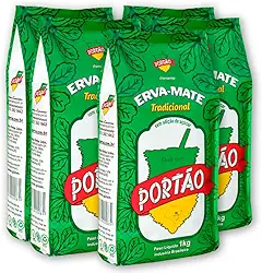 Erva-Mate Portão Chimarrão Tradicional (Fardo 5 unidades) 1kg.