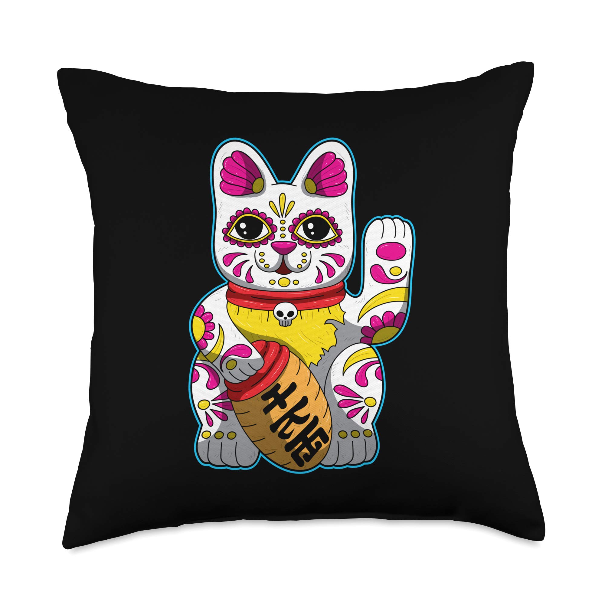 maneki neko pillow