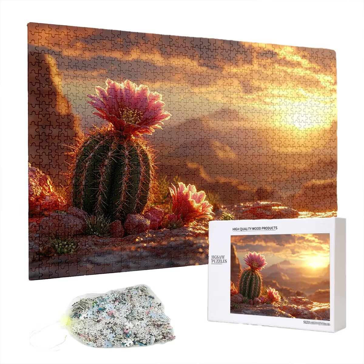 Puzzle dla dorosłych, 1500 elementów, 1500 elementów, z pudełkiem na prezent, drewniane puzzle dla dorosłych z naturalnym drewnem, prezenty dla kobiet, prezenty dla mężczyzn, drewniane puzzle