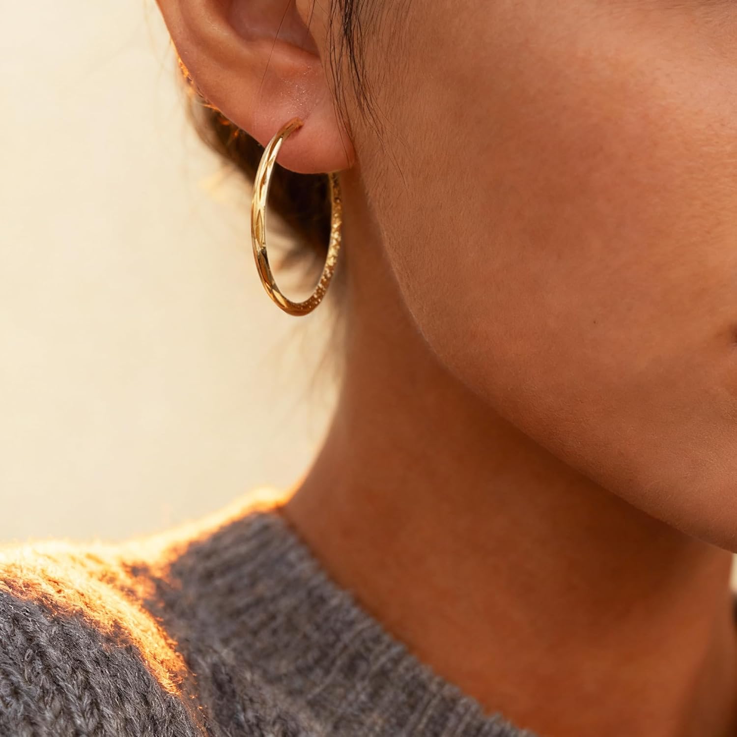 Shiny Gold Earrings for Women,14K Gold Plated Butterfly Earrings for Women,14K Real Gold Plated Dainty & Trendy Butterfly Stud Earrings for Fashion Jewelry Gifts - Image 4