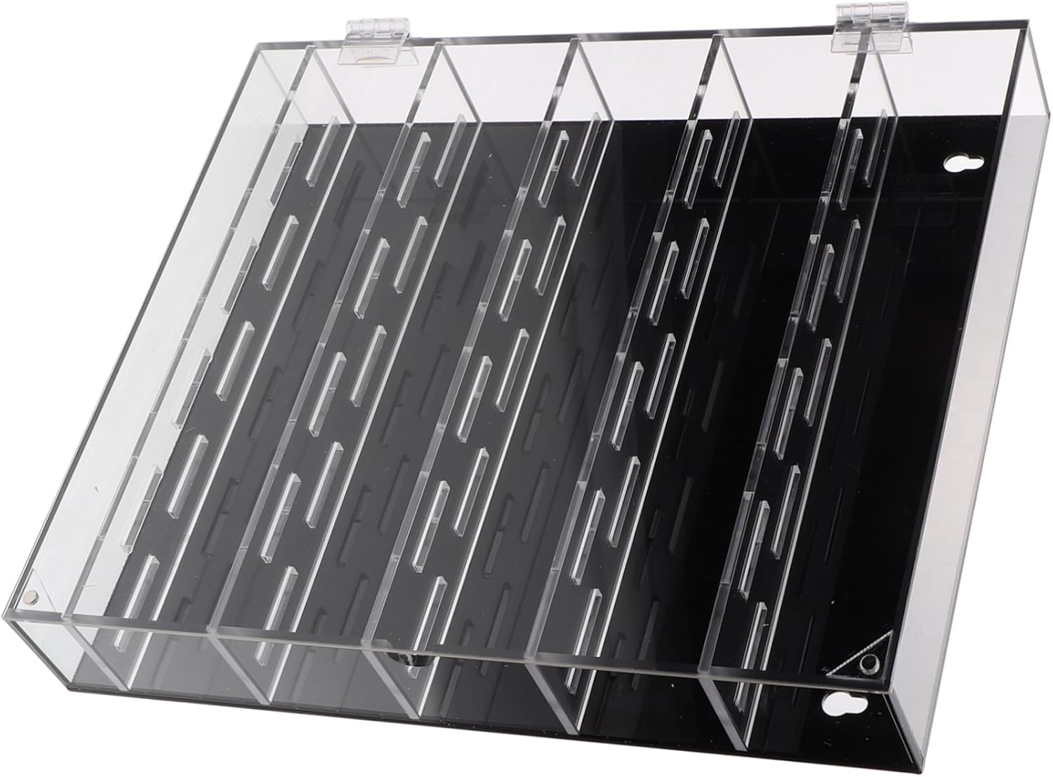 Protective Box Clear Storage Organizer for Collectors Display Case Convenient Open and Showcase