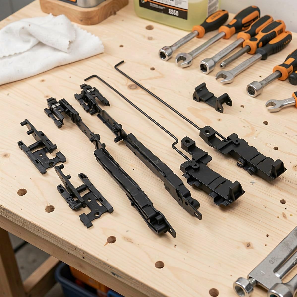 ABOOFAN Kit de Reparación de Techo Solar para Camiones, Negro