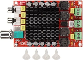 Digital Amplifier Board, 100W 100W Dual Channel Class D Sound Amplifier Module, Digital Stereo Power Amp Module for Home Theater Subwoofer Computer Speaker Motorcycle