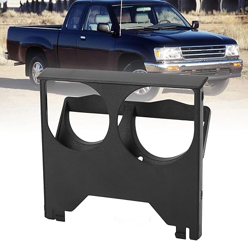 Miniatura 6 de Keenso Dash Pull Out - Portavasos doble para T100 1993-1998, 55620-34010, plástico negro