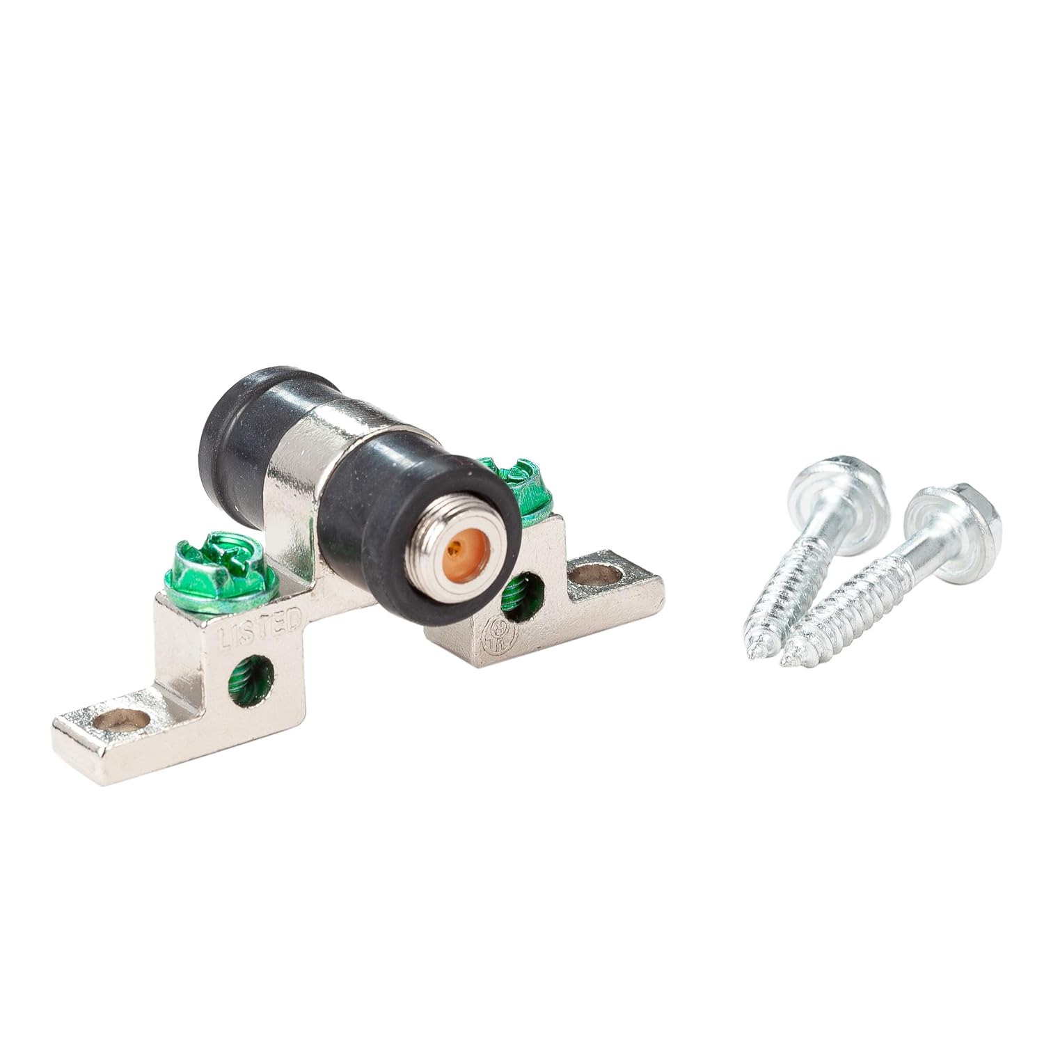 Coax Grounding Block, Ancable F Pin Female Coaxial Ground Block for Coaxial Cable, Satellite