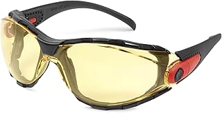 Delta Plus GG-40A-AF Model WELGG40AAF Go-Specs Safety Glasses, Amber Lens