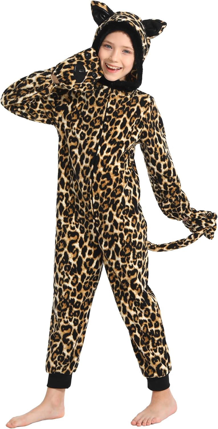 Webeasy Children Tiger Onesie,Unisex Animal Cosplay Costumes,One-piece Outfit