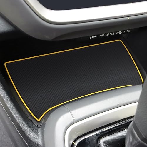 Vista 44 de Auovo Insertos para portavasos compatibles con Subaru Crosstrek Impreza 2024 2025, accesorios de silicona personalizados para portavasos de Rojo