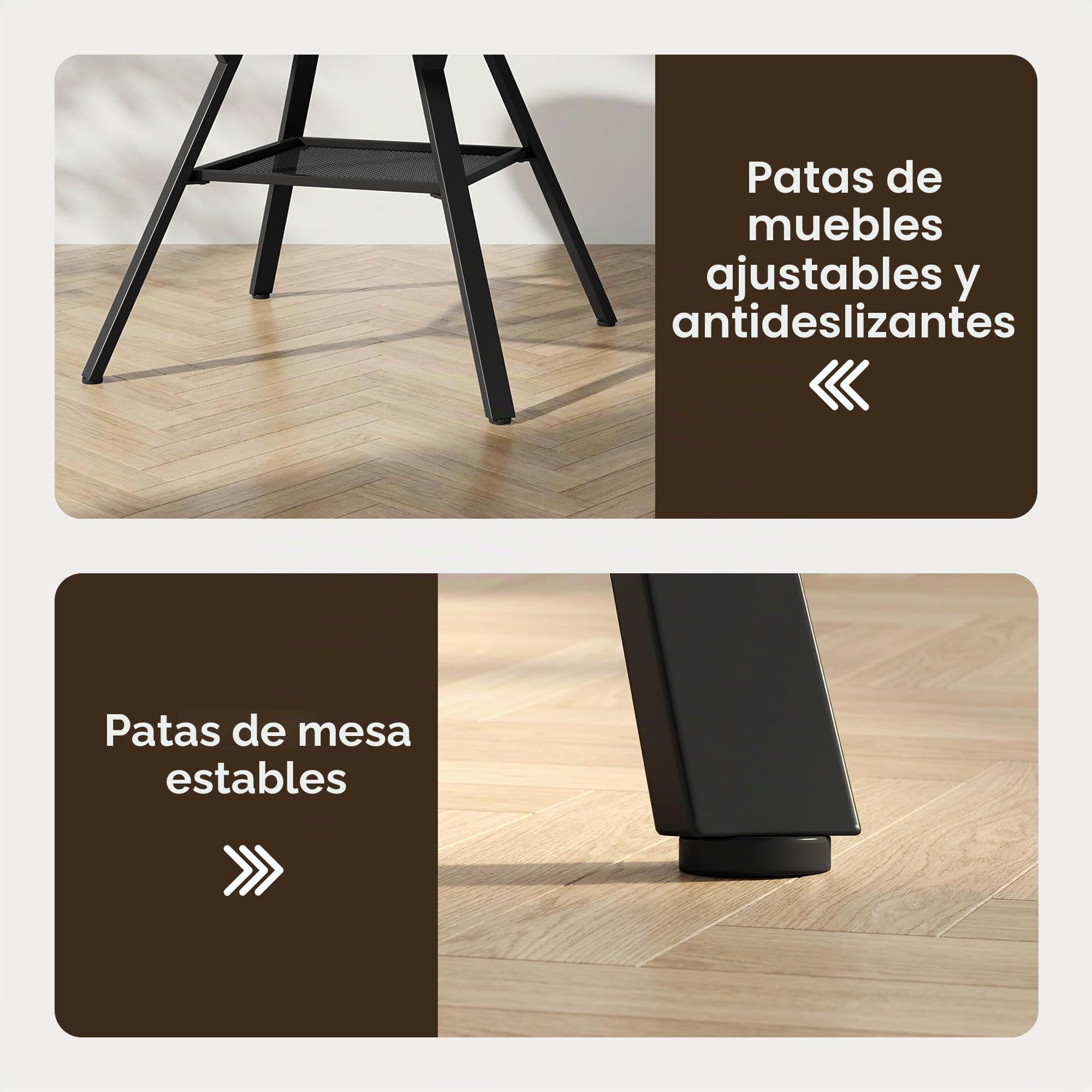 Mesa de Comedor Redonda para 4 Personas, Mesa de Cocina Industrial con Estante de Malla, Mesa de Madera Ahorradora de Espacio para Comedor y Cocina (Retro, 120cm)