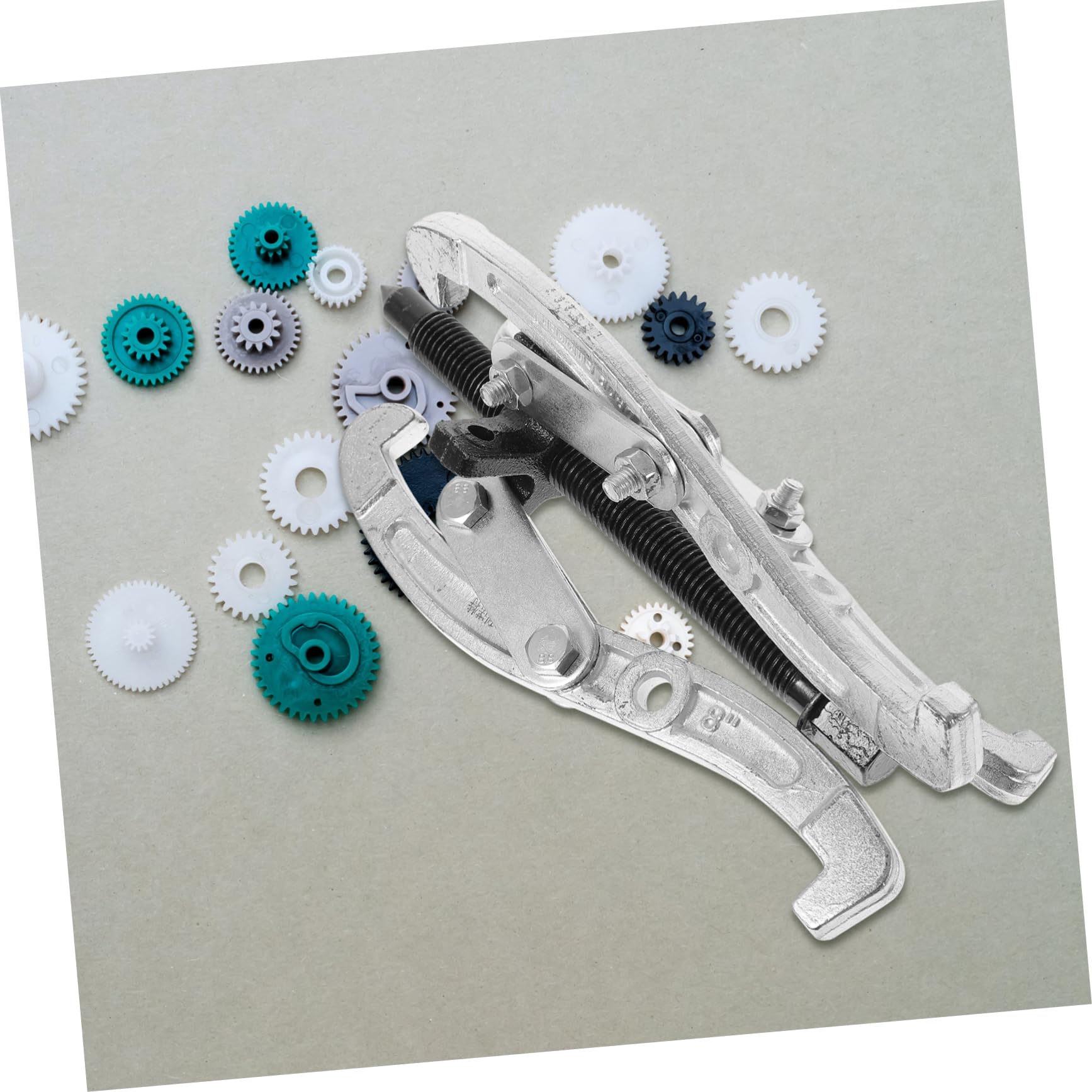 Gatuida Extractor de Rodamientos de 3 Mordazas de Acero, para Volantes y Poleas, Herramienta de Extracción Resistente y Duradera Color Aleatorio