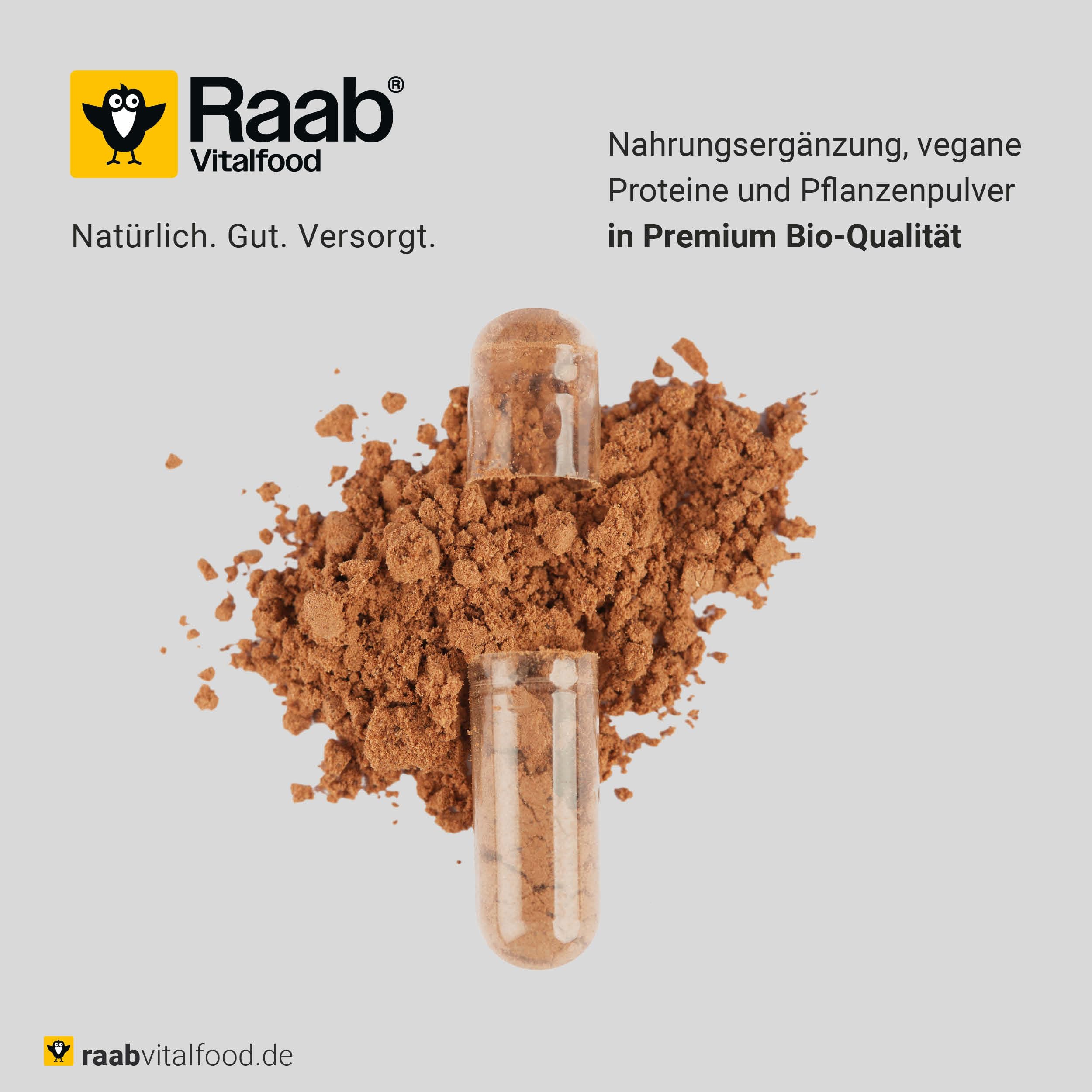 Raab Vitalfood® Bio Schwarzer Knoblauch Kapseln (50 Stück) - mit S-Allylcystein (SAC) aus Schwarzem Knoblauch Pulver aus Spanien, Bio, ohne Zusatzstoffe, Geschmacks- und Geruchsneutral