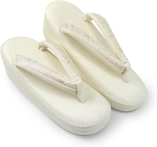 [NISHIORI] 草履 フォーマル 紗織 単品 金 銀 白 ホワイト ゴールド シルバー Sサイズ Mサイズ Lサイズ LL 低反発 ハイクッション 痛くない鼻緒