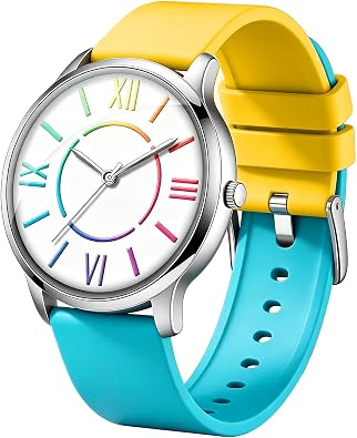 Bisley Fashion Analog Watch for Women Colorful Roman Numerals Watch Waterproof