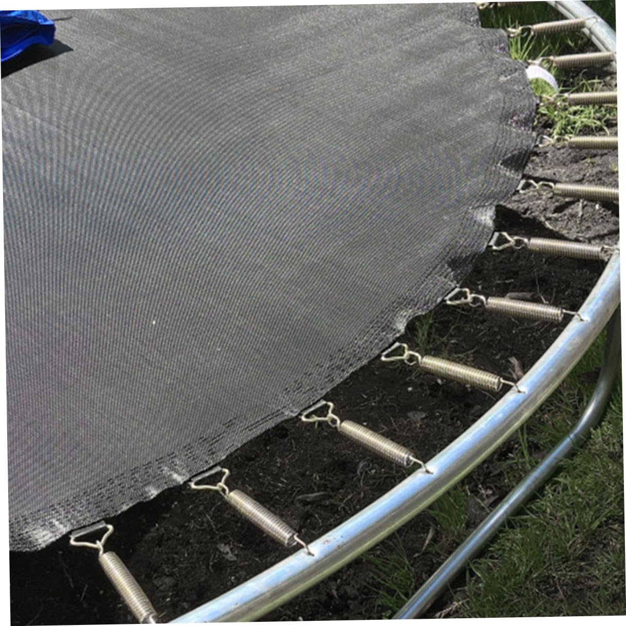 Professionelle Trampolin Zugfedern Verzinkter Stahl mit Verstärkter Belastbarkeit Breiter Inklusive Federhaken Langlebiges Trampolin Zubehör für Verbesserten Sprungkomfort