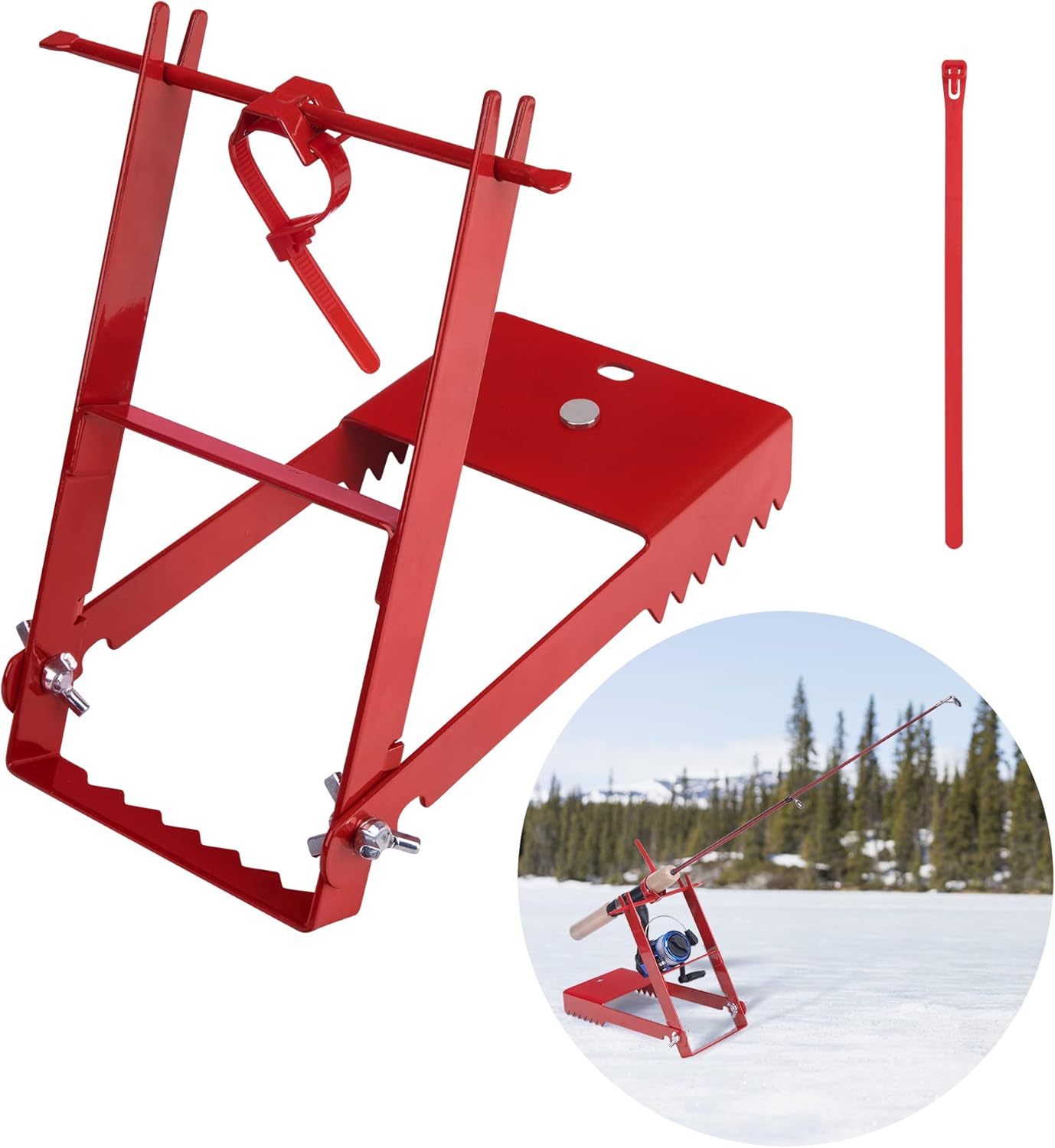 Wehhbtye Ice Fishing Tip Down,Ice Fishing Tip Up Reel,Ice