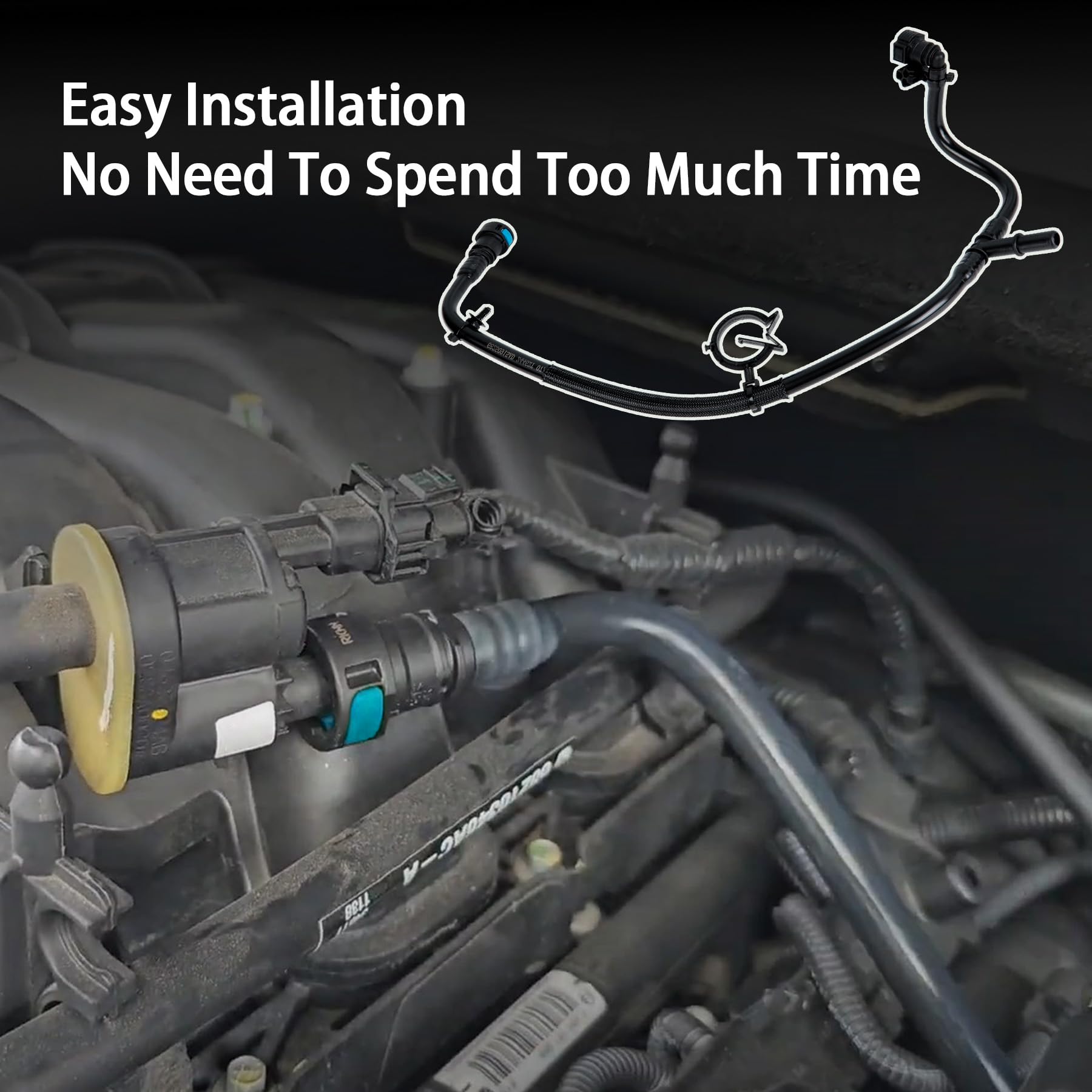 Amazon.com: Purge 閥門軟管管適用於Jeep Grand Cherokee & Dodge Durango 2016-2019 -  OEM Fit 68250915AD : 汽車