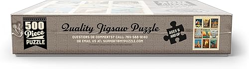 Miniatura 7 de MyPuzzle New York City Multi-Image Print - Edición 1, póster vintage, rompecabezas prémium de 500 piezas para adultos