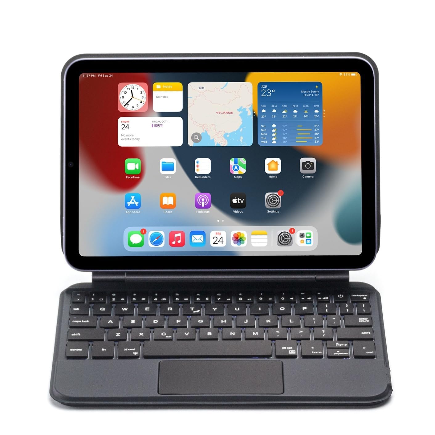 Amazon.com: NUWONAYA Magic Keyboard Case for iPad mini 7 (A17 Pro