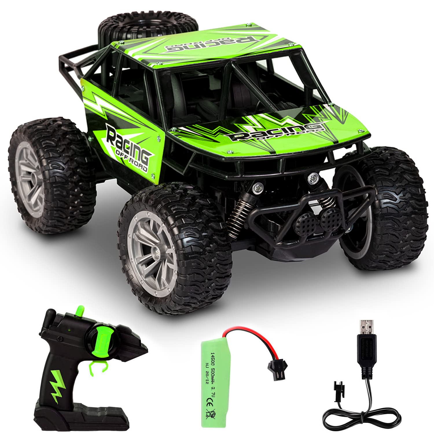 See full amazon price history chart for ToyDen USB Rechargeable Duster RC Car Pack of 1 | Remote Control Car with Spring Suspensions | 2WD Rock Crawler Gift for Kids and Boys (Green) ToyDen USB Rechargeable Duster RC Car Pack of 1 | Remote Control Car with Spring Suspensions | 2WD Rock Crawler Gift for Kids and Boys (Green) (B0CHS5QYYB) Amazon Price History, Amazon Price Tracker