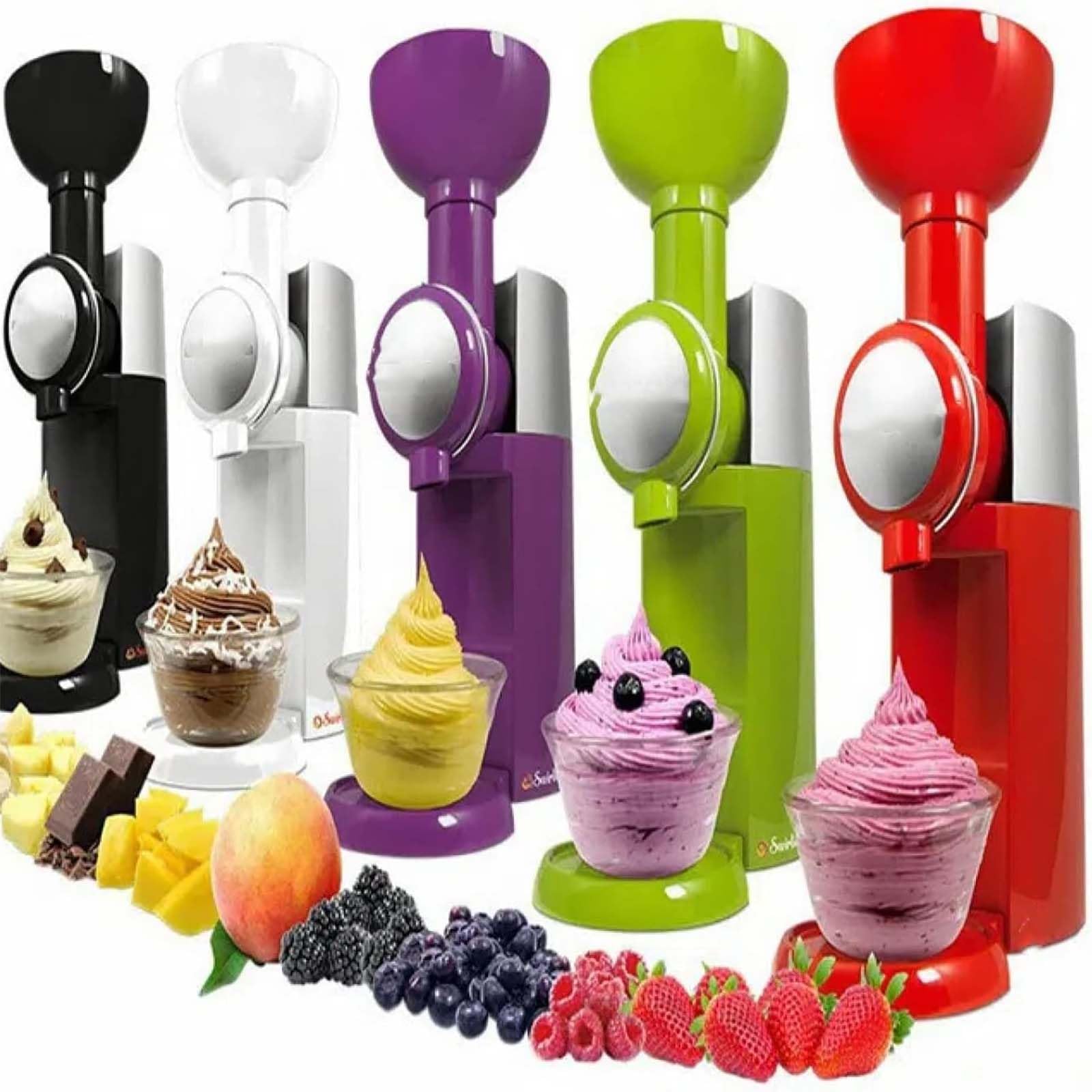 Macchine per Gelato, frullatore per Yogurt alla Frutta congelato, Dessert, Fai da Te, Gelato Senza latticini, Senza BPA, per Gelato Fatto in casa, Sorbetto