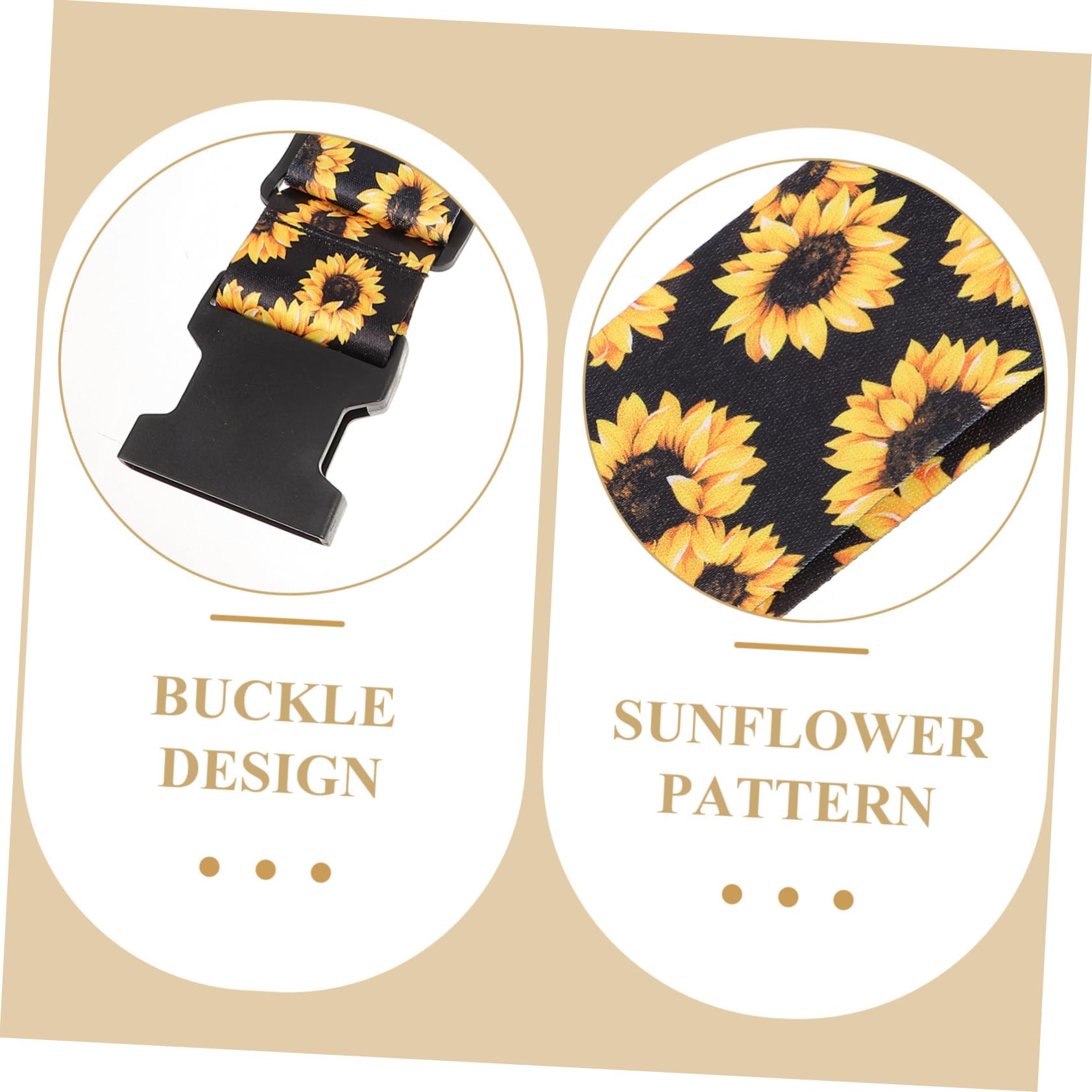 4stücke Verstellbare Gepäckgurte Mit Blumenmuster Luggage Strap Für Sicheres Für Koffer Und Reisetaschen Einfach Zu Bedienen Langlebig Und Wiederverwendbar