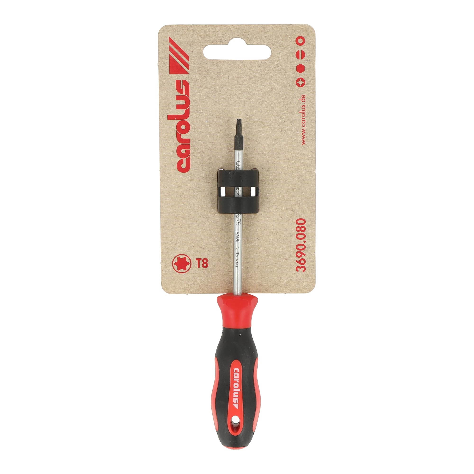 Carolus Torx Screwdriver T8 3690.080