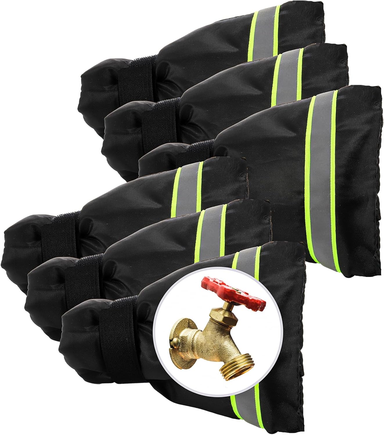 Yarlung 6 Pack Outdoor Faucet Cover, Winter Faucet