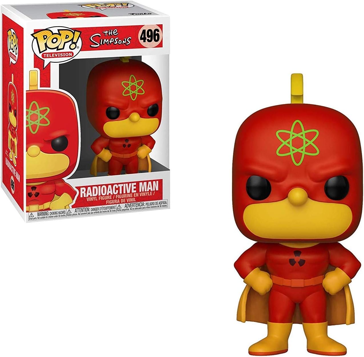 Funko The Simpsons: Homer Simpson - Radioactive Man Funko Pop! Vinyl Figure (Includes Compatible Pop Box Protector Case)