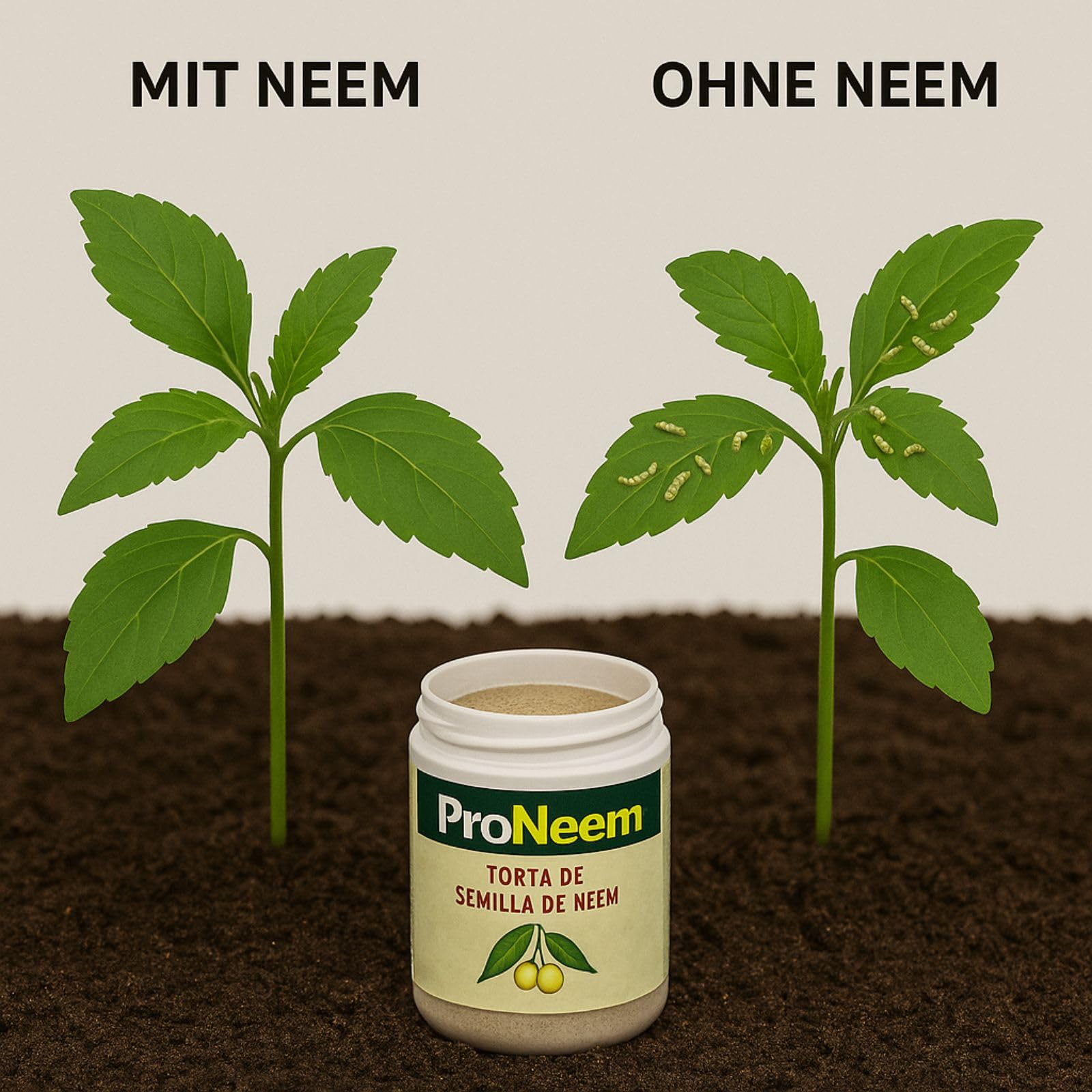 Weedness Neem Mehl für Schädlingsbekämpfung 5 Kg – Insektenspray Schädlingsbekämpfung Garten Pflanzen Anbau Indoor Outdoor