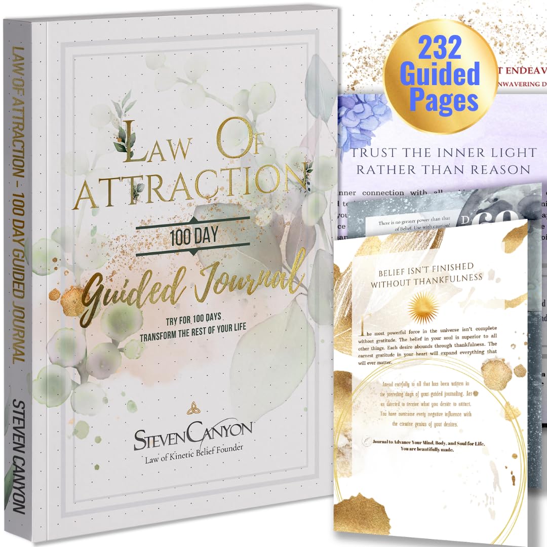 Law of Attraction 100-Day Guided Journal - Premium Quality, Full Color and Daily Prompts      Paperback – January 1, 2020