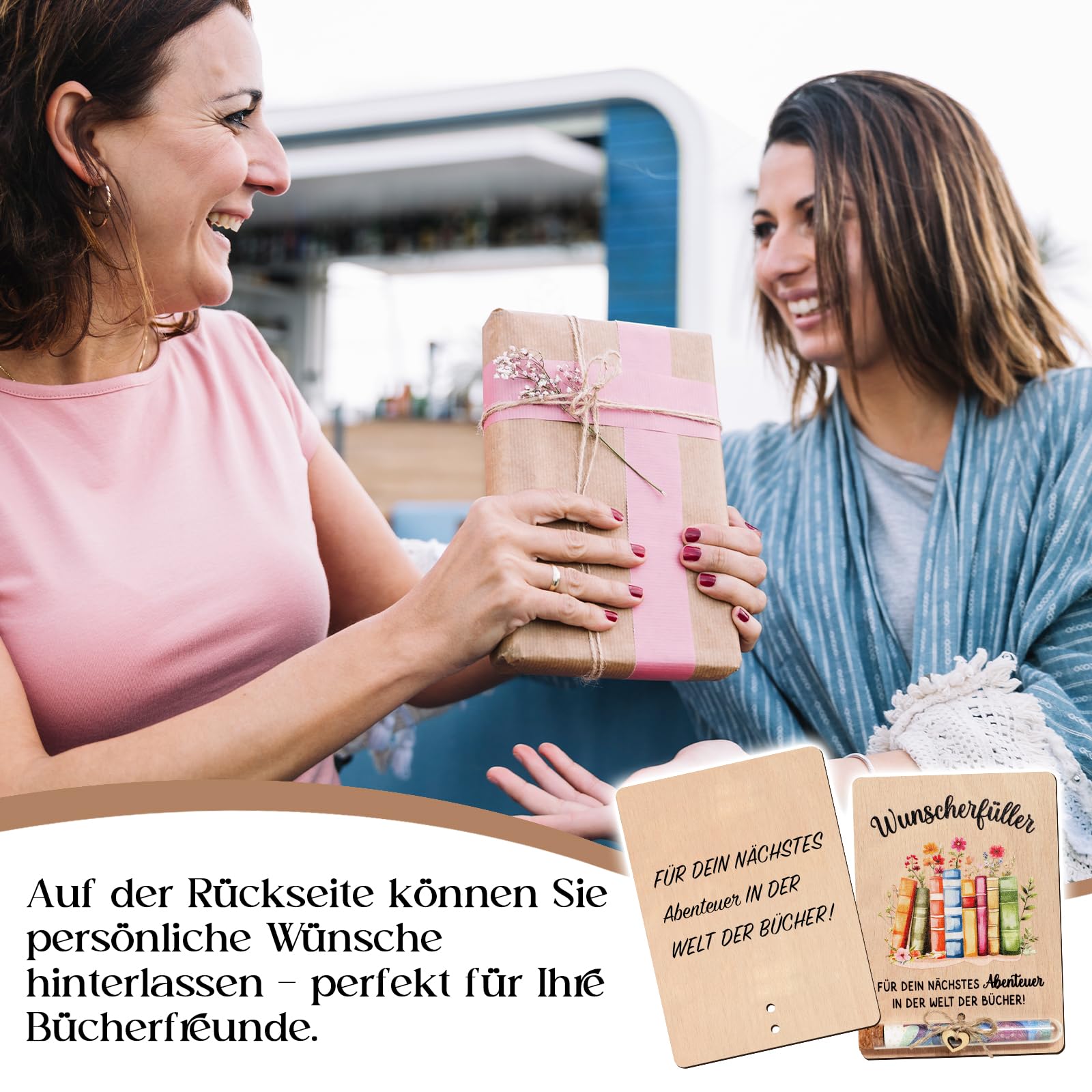 Buchliebhaber-Schild Aus Edelstahl – Kleines Dekoschild Für Büro, Regal Oder Als Geschenk