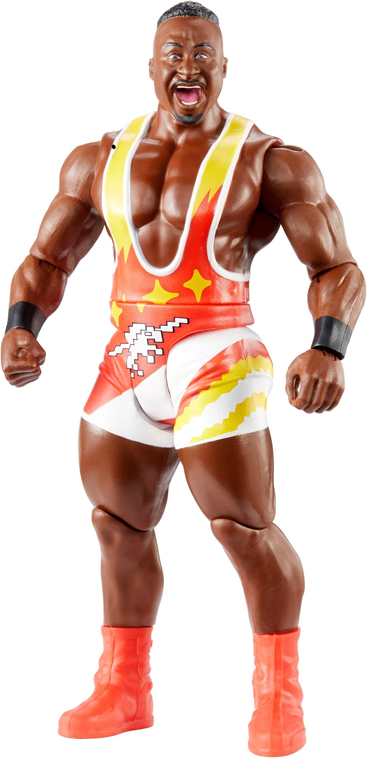 WWE MATTEL GCB51 WWE Action Figure in 6-inch Scale with Articulation & Ring Gear, Multicolour